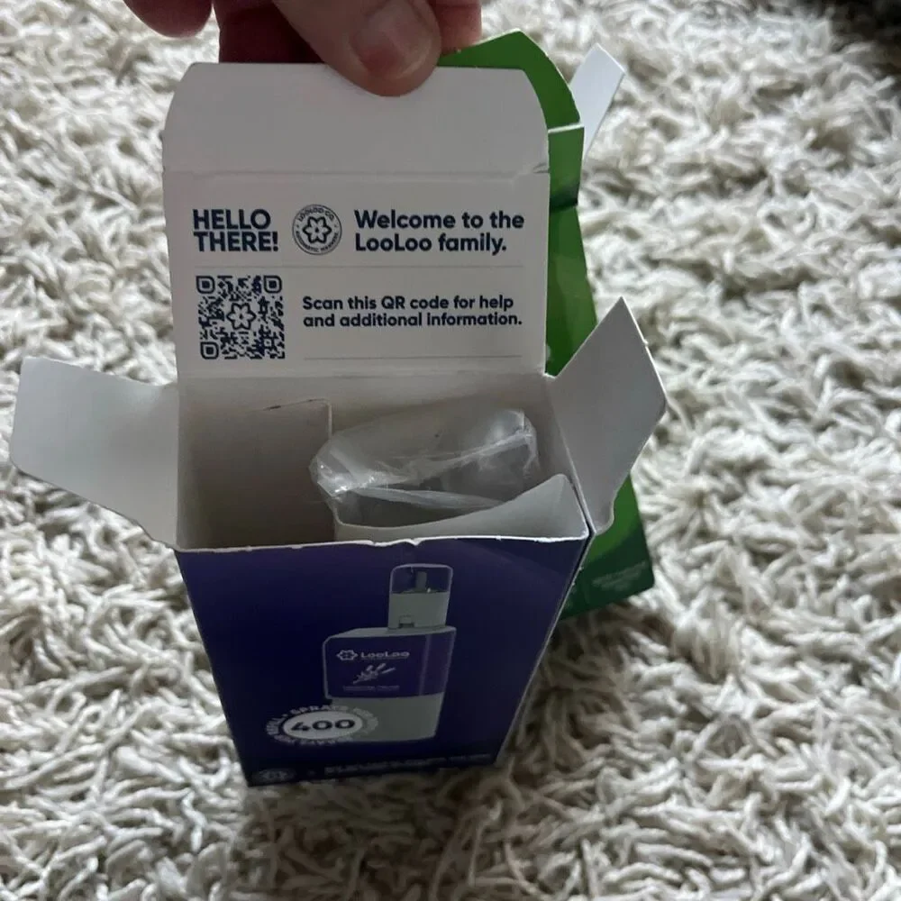 LooLoo Touch Free Toilet Freshener Fragrance Refill (2) Coconut Lime & Lavender